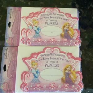 Disney Princess Invitations & Thank-you Post Cards
